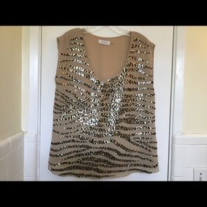 Beige blouse /great condition / size XS .